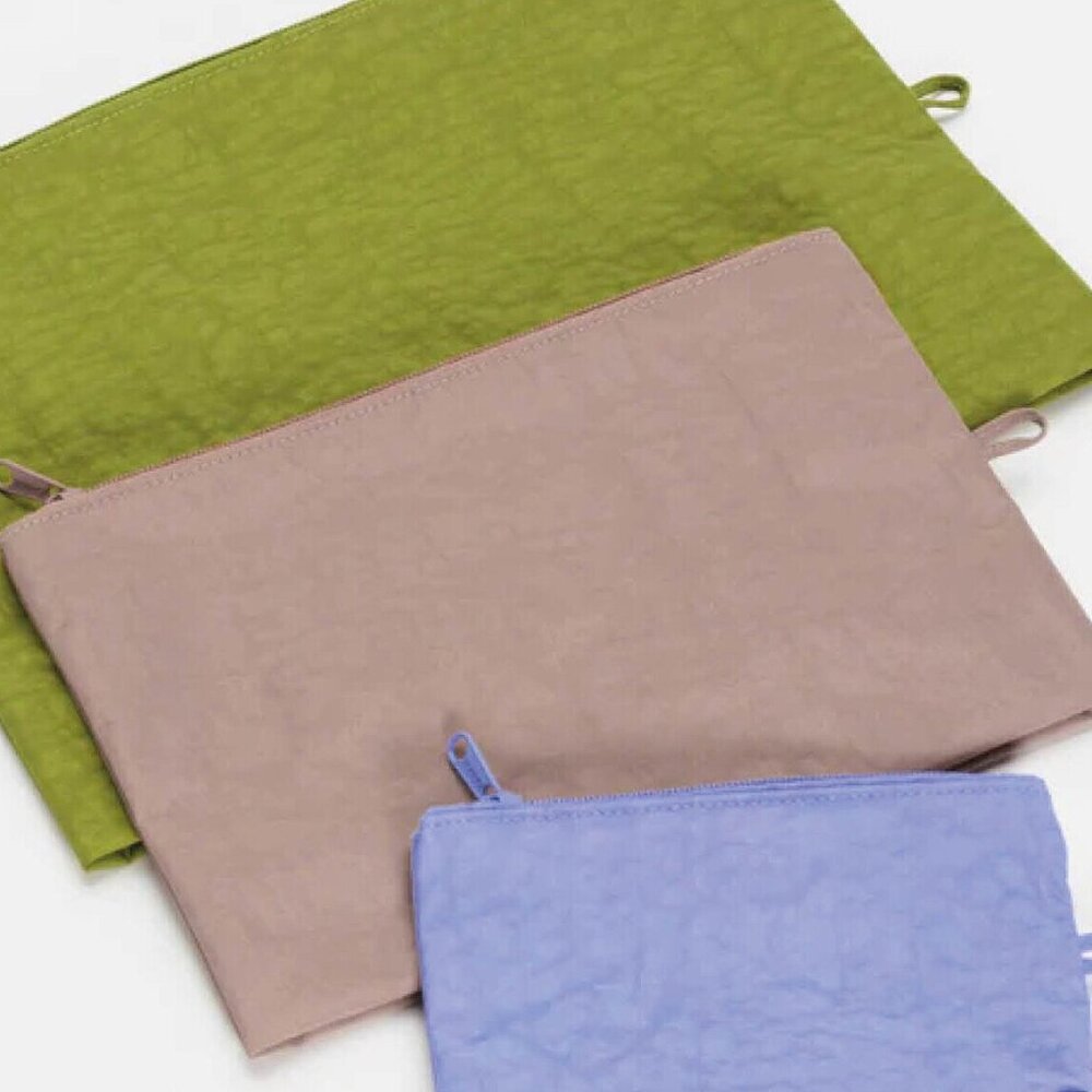 NWOT Baggu Go Pouch Medium - Taupe (Nettle) - Picture 5 of 6